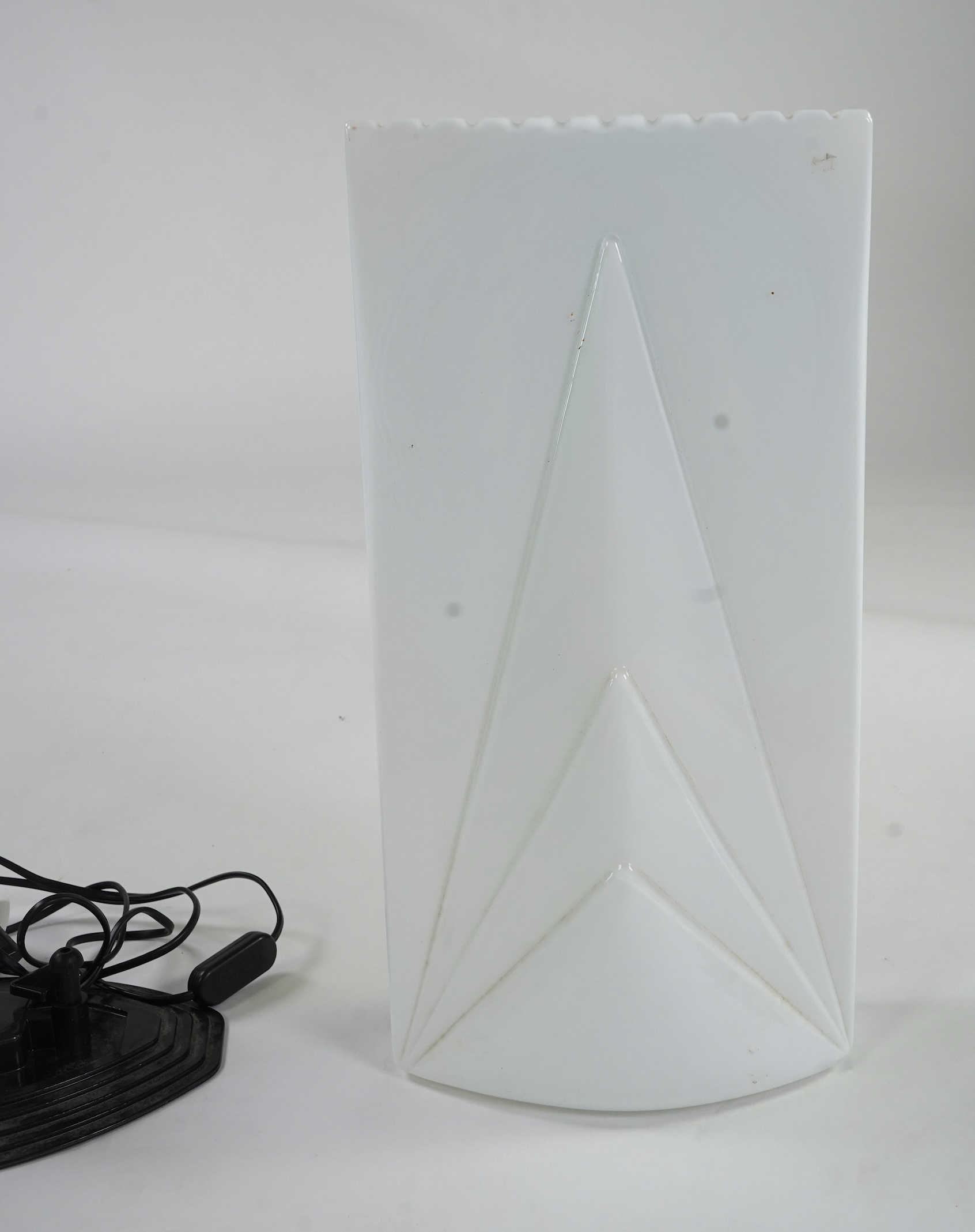 An Art Deco style 'Skyscraper' lamp